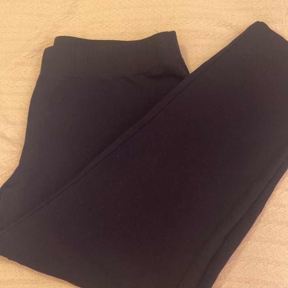 NWOT 20W INC black pull on stretchy pants.